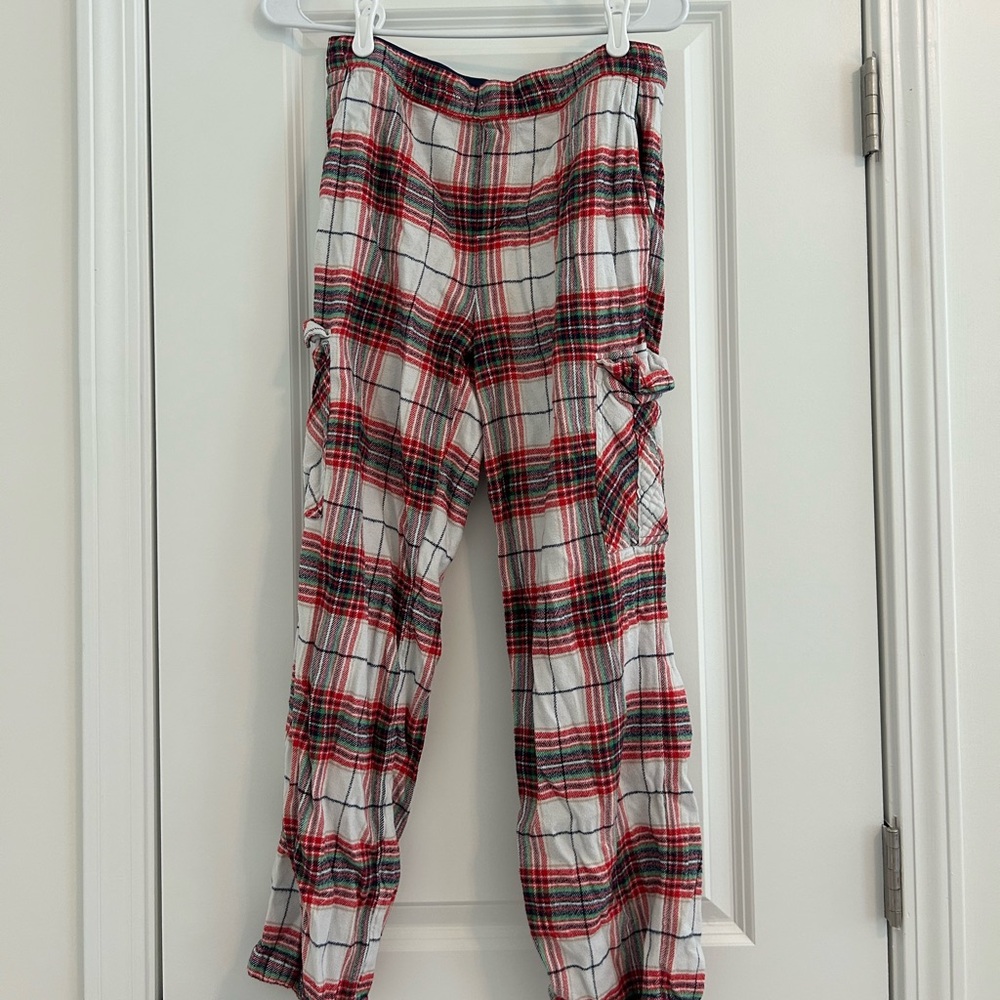 Aerie Multicolor Plaid Lounge Pants And Top